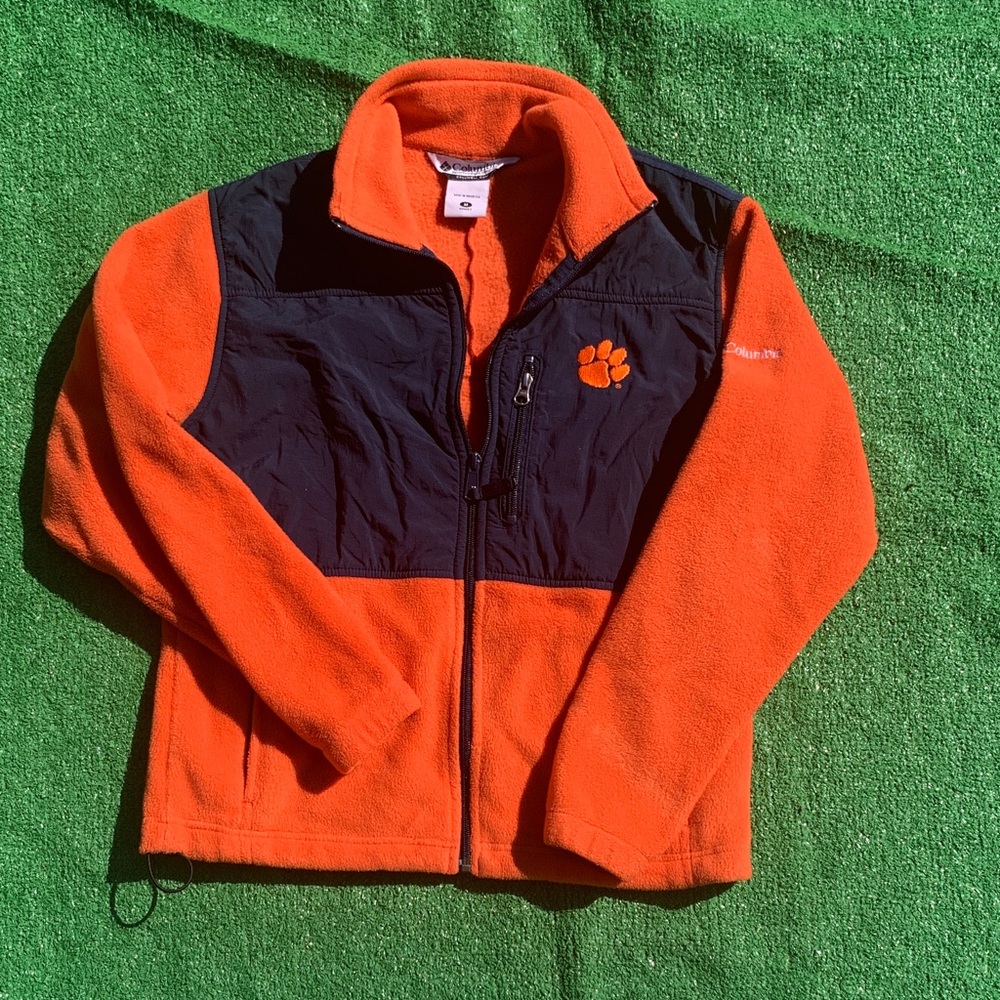 Columbia Orange and Navy Jacket